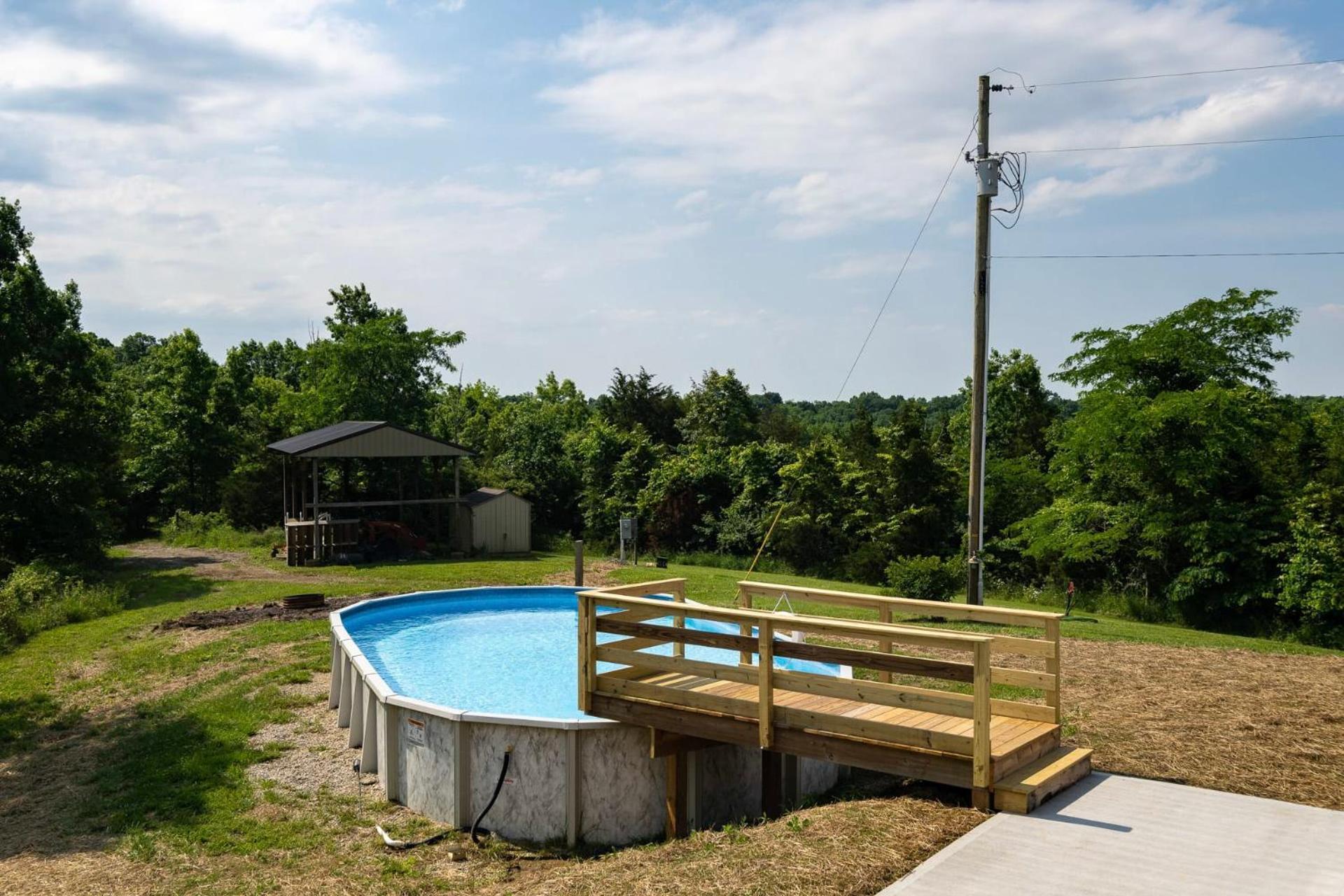 Villa 80 Acre Retreat With Pool - Minutes To Ark - Sleeps 15 Williamstown Exterior foto